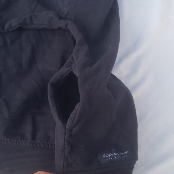 Simply Southern Navy Aqua Whale Pullover Size S - Picture 8 of 9